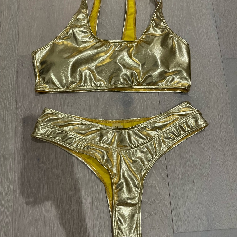 Vibrant Yellow Bikini Bottom